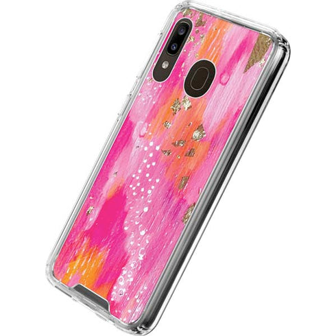 Etta Vee Gold Dust Galaxy A30 Clear Case